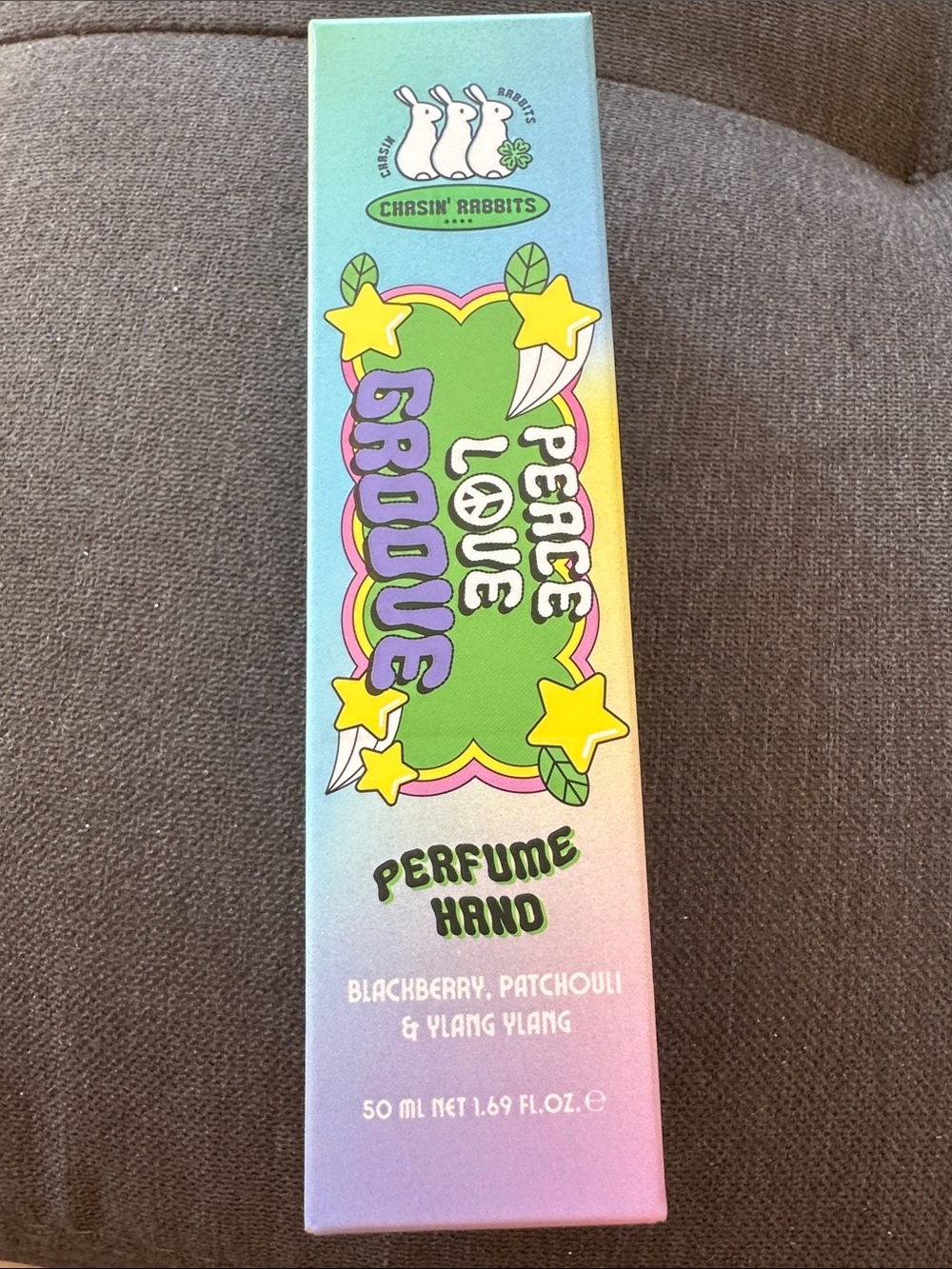 Peace Love Groove Perfume Hand Cream - Blue & Green